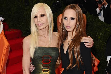 tina versace|donatella versace and daughter.